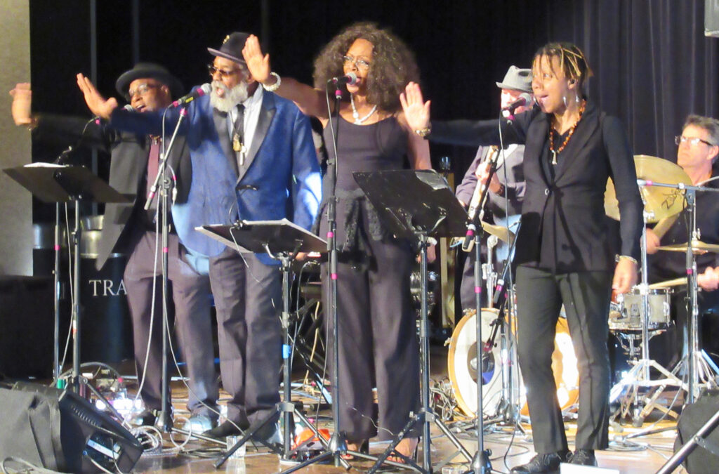 Stop in the Name of Love- The Front Line (Phil Donaldson, Carlton Pride, Peaches Embrey, Audree Dillard) 2024 Photo by Tim Van Schmidt